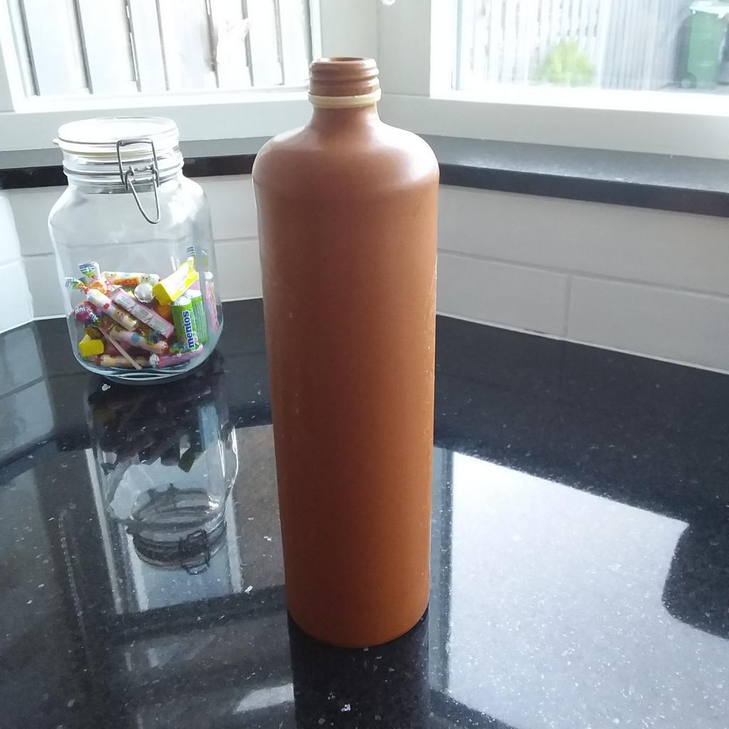 Vintage aardewerken kruik - Bruin 60 stuks, Antiek en Kunst, Ophalen