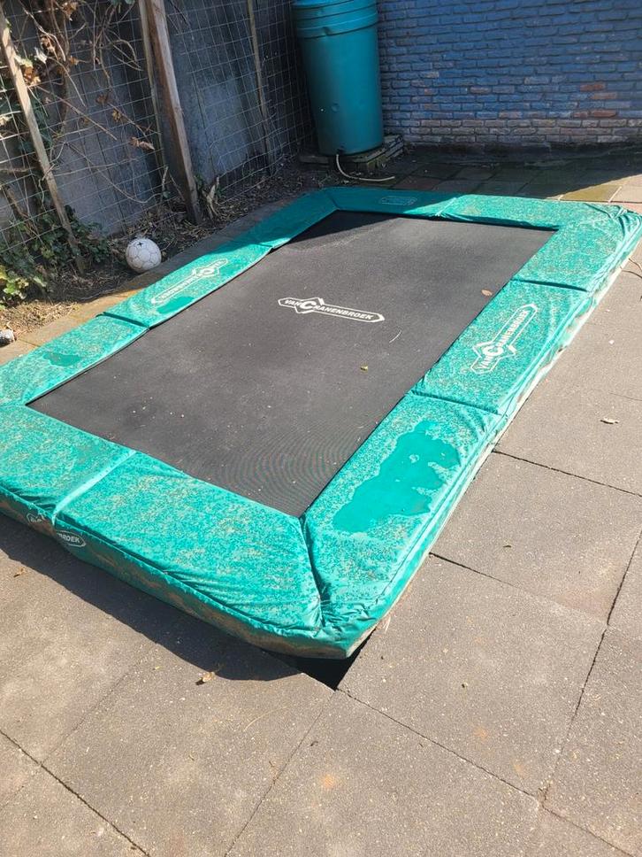 Van Cranenbroek trampoline 300cmbij 200cm, Kinderen en Baby's, Speelgoed | Buiten | Trampolines, Zo goed als nieuw, Ophalen