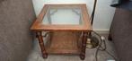 Tafeltje, Huis en Inrichting, Tafels | Bijzettafels, Minder dan 55 cm, Gebruikt, Vierkant, Hout