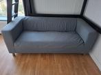 Grijze IKEA Klippan bank, Ophalen, 150 tot 200 cm, Tweepersoons, 75 tot 100 cm