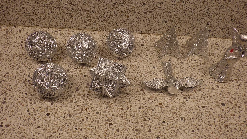 mooie oude kerstversiersels van kunststof, Diversen, Kerst, Ophalen of Verzenden, Gebruikt