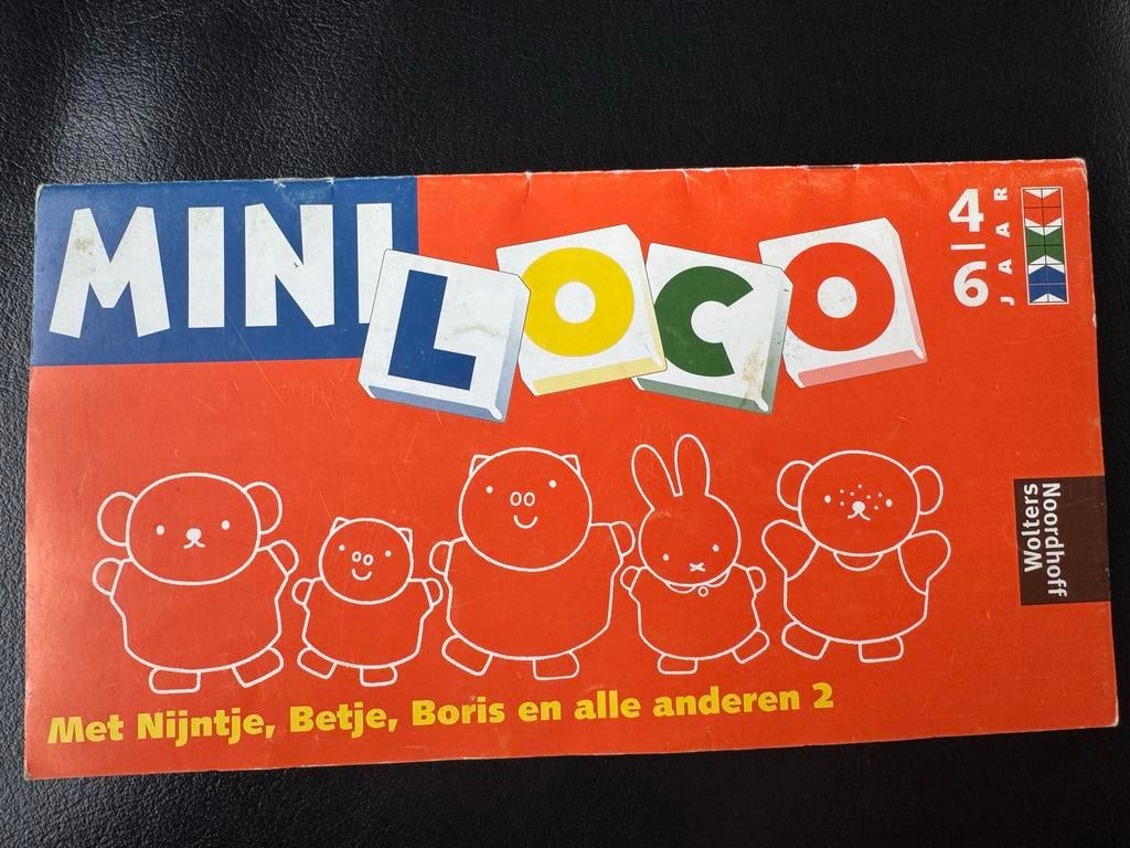 Mini Loco met Nijntje, Betje, Boris en anderen, Ophalen of Verzenden, Gebruikt, Puzzelen