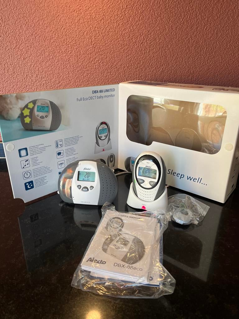 Alecto babyfoon DBX-88 Limited, Ophalen of Verzenden, Gebruikt, 250 meter of meer, Digitaal