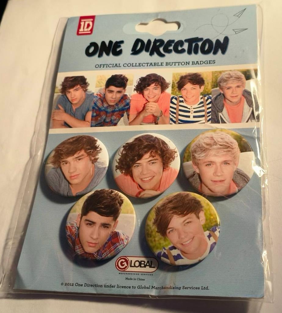 One Direction buttons, Ophalen of Verzenden, Nieuw, Overige onderwerpen, Button