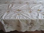 Groot geborduurd tafelkleed & servetten 315/160, Verzenden, Zo goed als nieuw, Rechthoek, Binnen