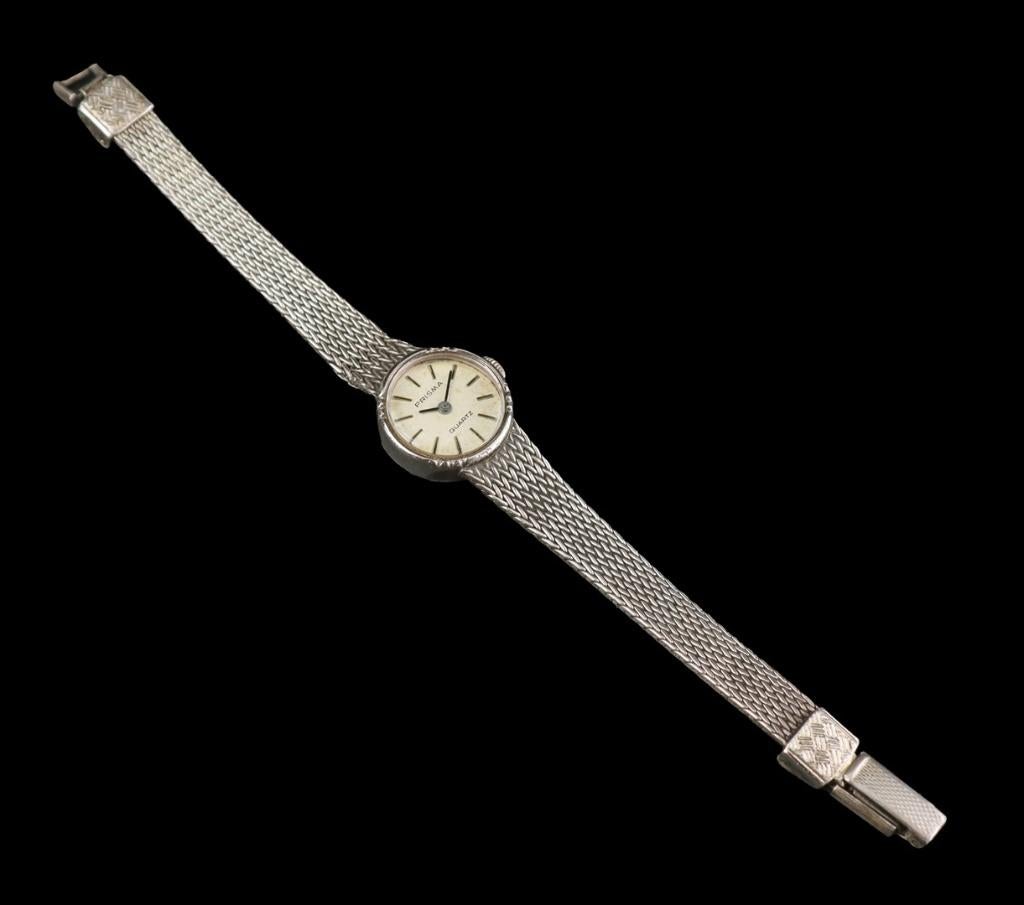 Zilver Prisma Dames horloge, Overige merken, Gebruikt, Verzenden, Overige materialen