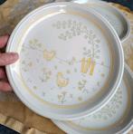 3 vintage Biltons borden - kippen -, Ophalen of Verzenden