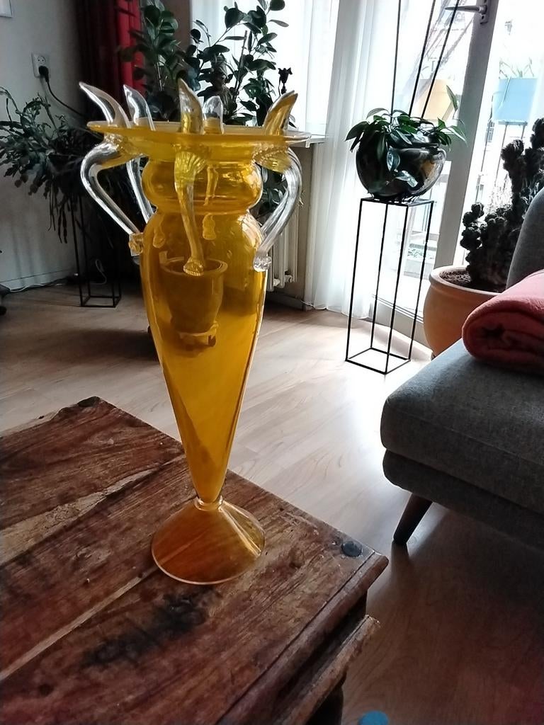 Borek Sipek, Driade, Florian II, Ophalen, Oranje, Minder dan 50 cm, Glas