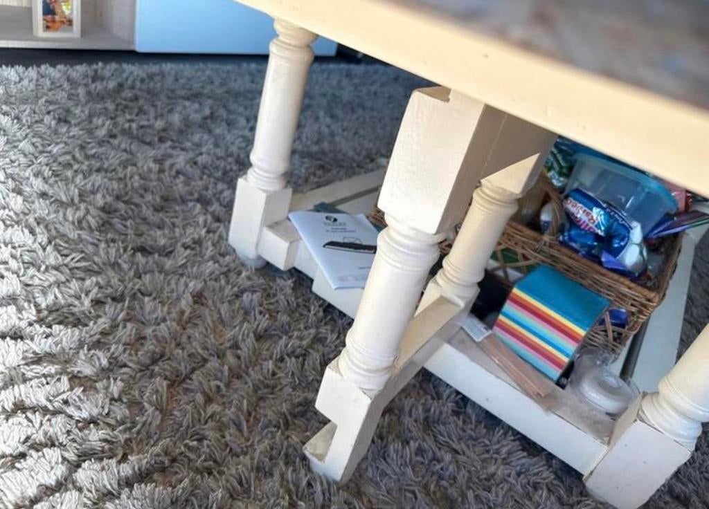 Riviera Maison ovale salontafel - Landelijke stijl, Huis en Inrichting, Tafels | Salontafels, Ophalen, Gebruikt, Ovaal