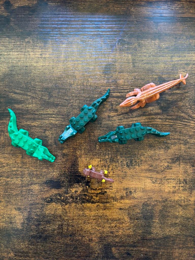 LEGO Animals Verzameling - 3 Krokodillen, Aapje  Ruimtebeest, Ophalen of Verzenden, Zo goed als nieuw, Lego