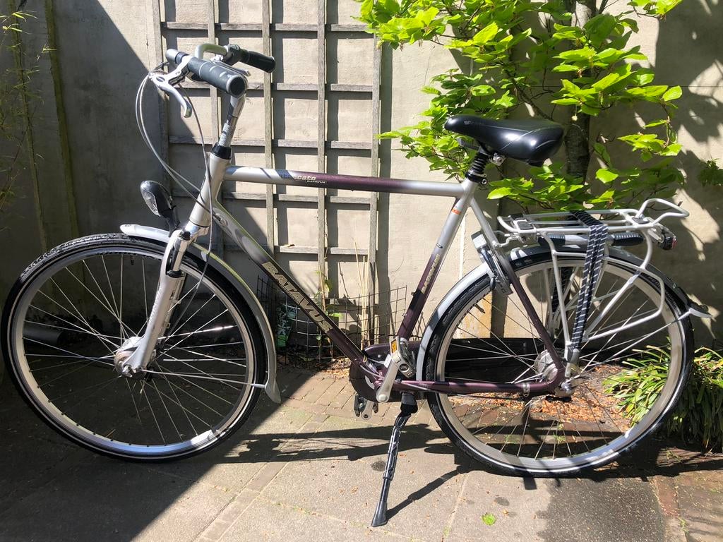 Comfortabele Batavus heren stadsfiets, Fietsen en Brommers, Fietsen | Heren | Herenfietsen, Ophalen, Versnellingen, Batavus, Zo goed als nieuw