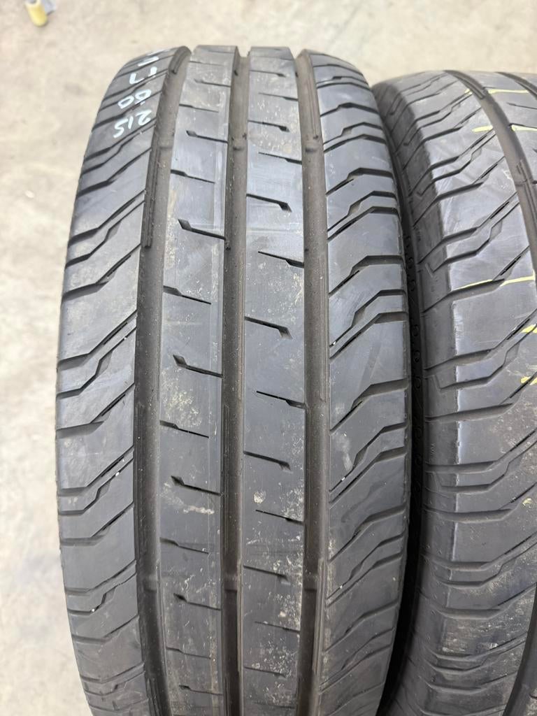 4x 215-60-17 Continental zomer Busbanden 7mm €300,- all incl, Ophalen, Zomerbanden, Band(en)