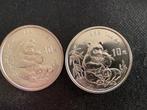 China panda 1996, Ophalen of Verzenden, Oost-Azië, Zilver