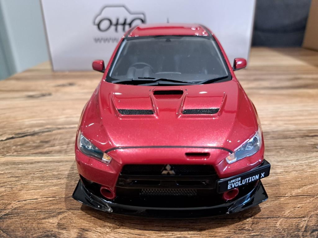 Mitsubishi lancer evo 10 otto 1/18, Ophalen of Verzenden, OttOMobile