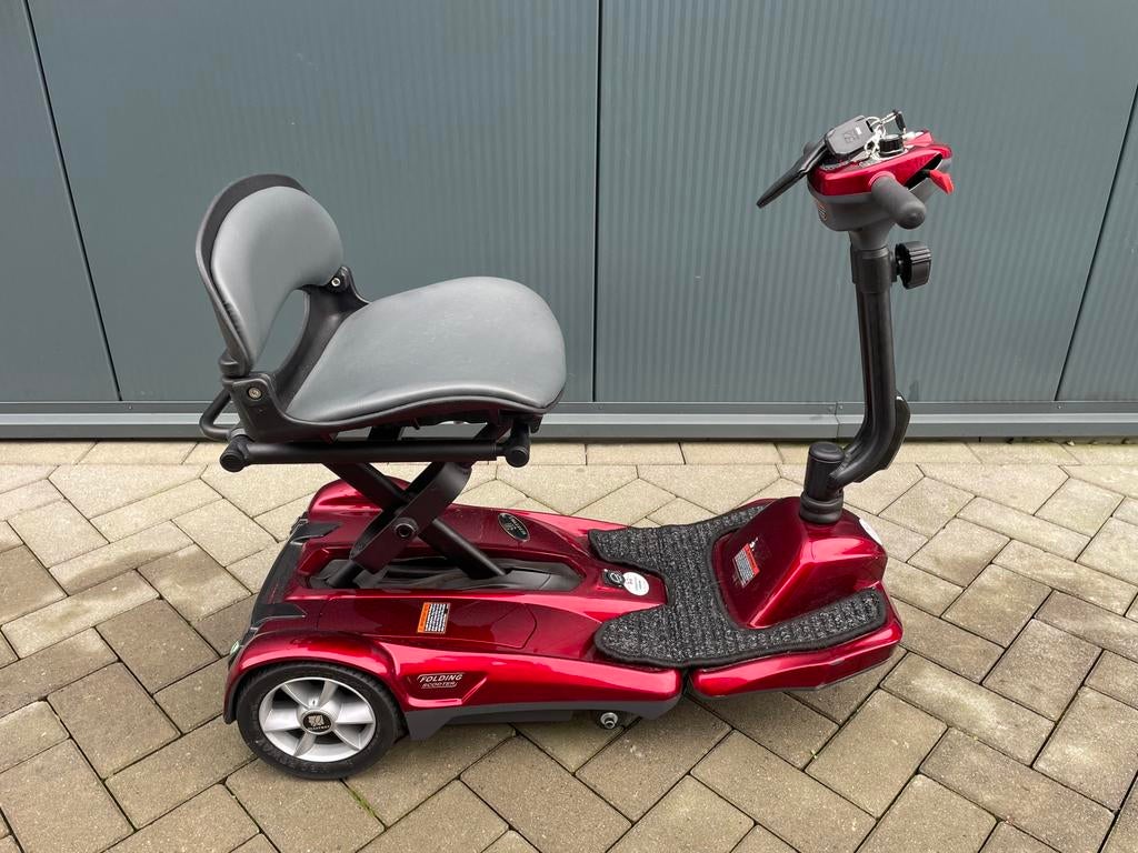 Electrisch opvouwbare scootmobiel lichtgewicht Heathway S10, 10 km/u of minder, Mango, Ophalen of Verzenden, Zo goed als nieuw