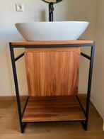 Wastafel met wasbak + kraan, Ophalen, 50 tot 100 cm, Zo goed als nieuw, Minder dan 100 cm