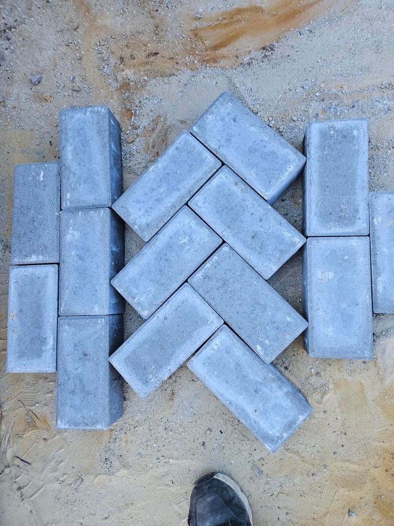 Betonklinker 8cm grijs, Ophalen, Nieuw, Beton, Klinkers
