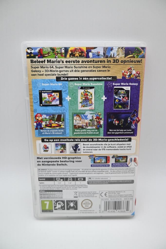Super Mario 3D All-Stars - Nintendo Switch, Avontuur en Actie, Gebruikt, 1 speler, Eén computer