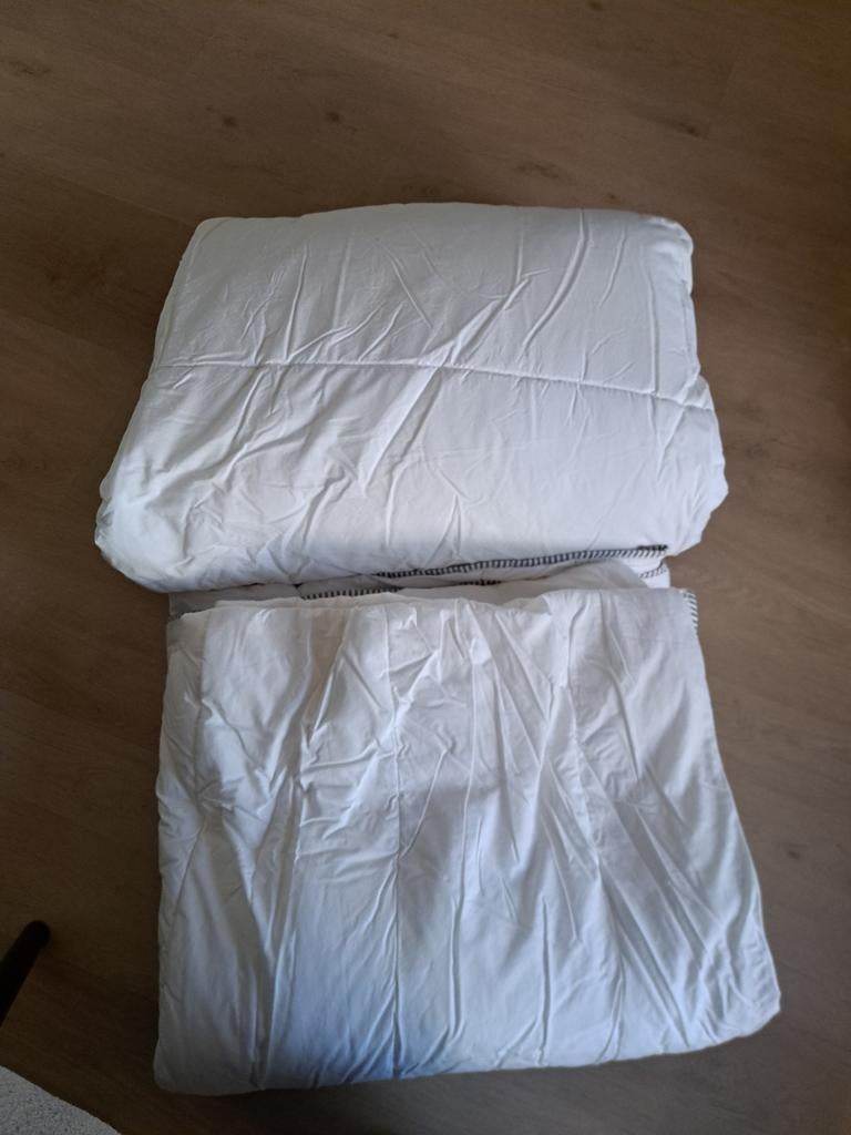 2x IKEA Rodtoppa dekbed 240x220 met 1x opbergtas, Huis en Inrichting, Ophalen, Wit, Tweepersoons, Deken of Dekbed