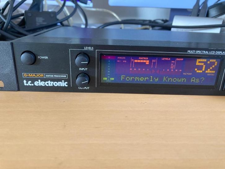T.C. Electronics G-Major Multi Effect, Muziek en Instrumenten, Effecten, Zo goed als nieuw, Multi-effect, Ophalen of Verzenden