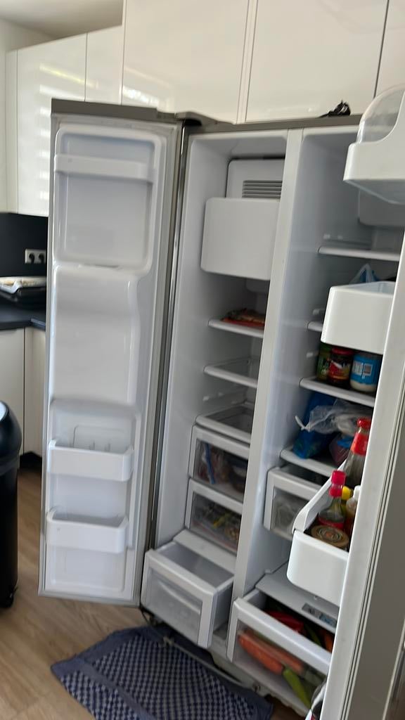 Samsung amerkiaanse koelkast., Ophalen, Gebruikt, 200 liter of meer, 60 cm of meer