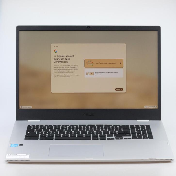 ASUS Chromebook CX1700CKA Intel Pentium/8GB/128GB eMMC 17inc, Computers en Software, Chromebooks, Zo goed als nieuw