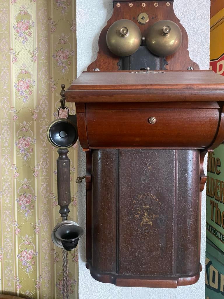 Antieke telefoon Ericsson telefoon, Antiek en Kunst, Verzenden