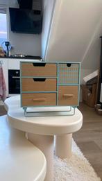 Klein ladekastje blauw, Antiek en Kunst, Antiek | Meubels | Kasten, Ophalen