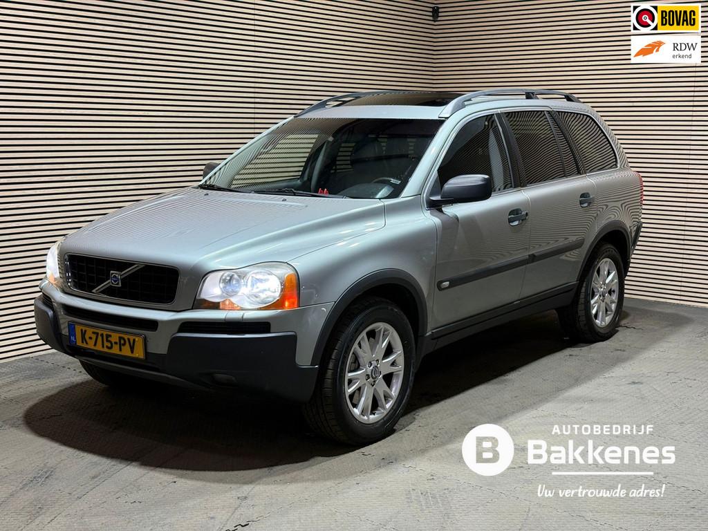 Volvo XC90 2.5 T5 Limited Ed. | LPG | Dakje | Leder | 7pers, Auto's, Volvo, Gebruikt, Zwart, 2096 kg, 7 stoelen