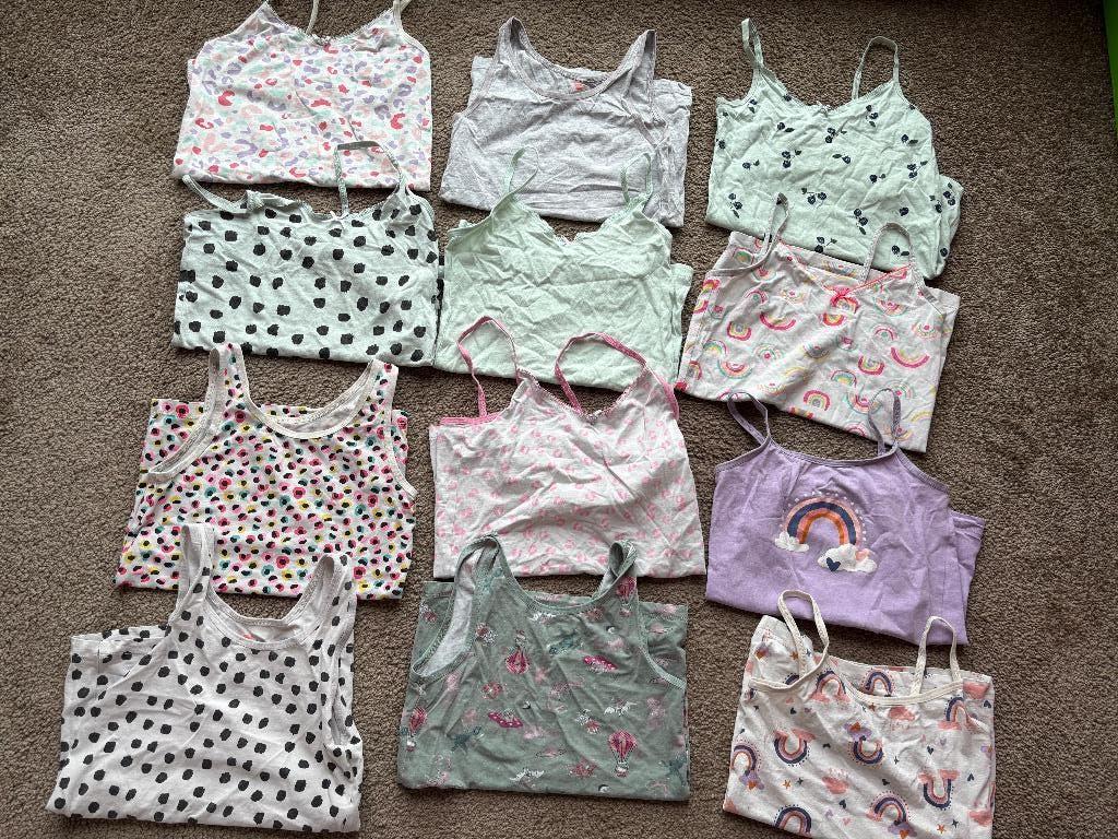 HEMA MEISJE HEMDEN PAKKET, MAAT: 134/140, Nacht- of Onderkleding, Meisje, Ophalen of Verzenden, Zo goed als nieuw