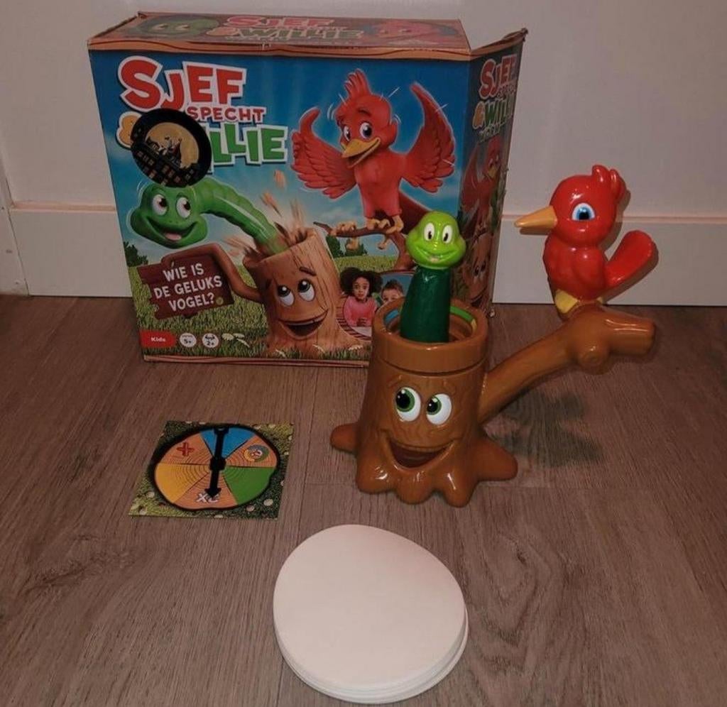 Sjef Specht & Willie Worm - Leuk kinderspel, Ophalen of Verzenden, Zo goed als nieuw, Jongen of Meisje