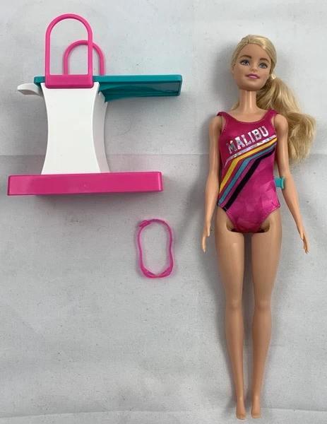 Barbie Dreamhouse Adventures Swim and Dive Pop Mattel, Verzamelen, Poppen, Zo goed als nieuw, Fashion Doll, Verzenden