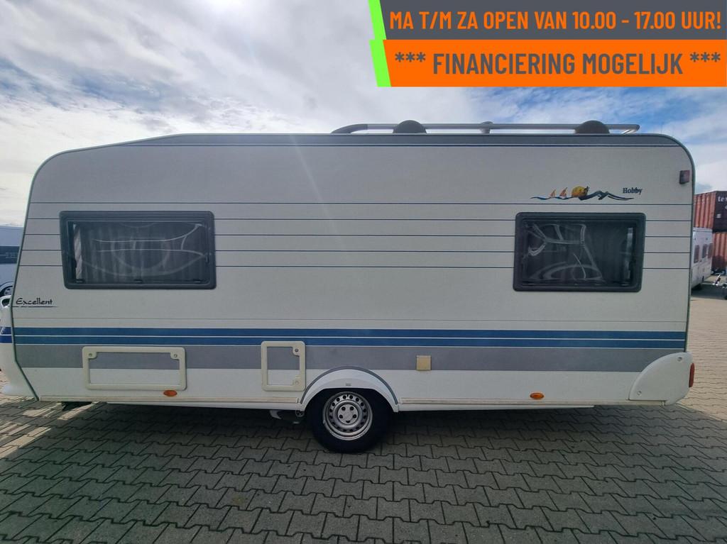 Hobby excellent easy 495 ul MOVER + VOORTENT + ENKELE BEDDEN, Rondzit, Hobby, Bedrijf, 750 - 1000 kg