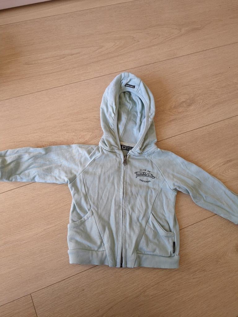 Tumble and Dry vest aqua - Zo goed als nieuw, Ophalen of Verzenden, Zo goed als nieuw, Tumble and Dry, Truitje of Vestje