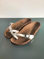 Birkenstock Piazza wit 39 slippers | Gratis verzenden, Slippers, Verzenden, Wit, Zo goed als nieuw
