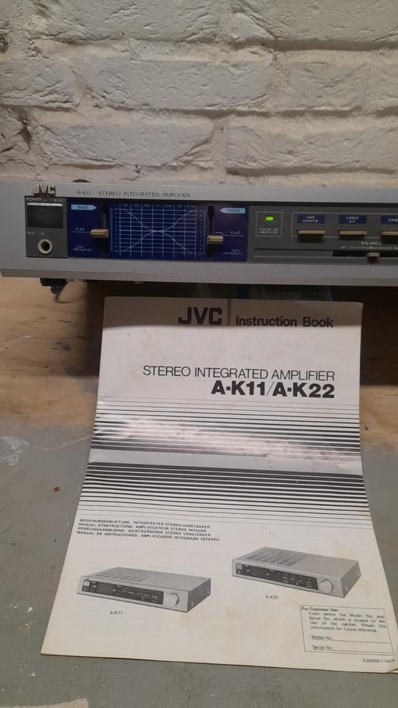 JVC A-K11, Ophalen, JVC