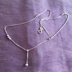 Zilveren Halsketting met Bolletjes, Verzenden, Zilver, Zilver