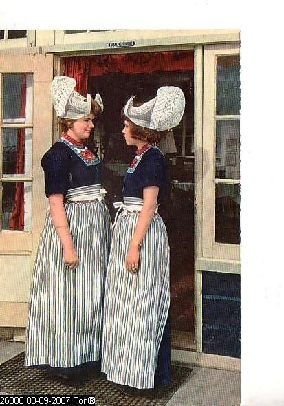 Ansichtkaart	Volendam	klederdracht, Verzenden, 1960 tot 1980, Ongelopen, Noord-Holland