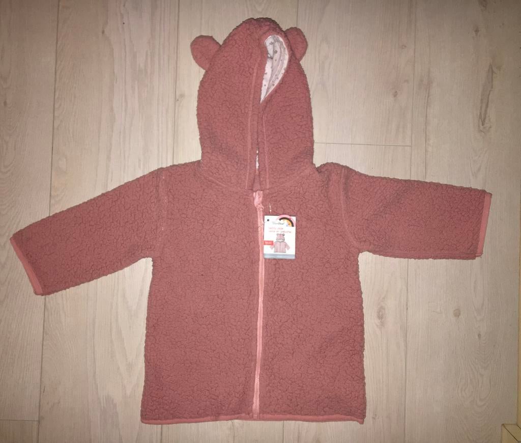 Nieuw Bambino Teddy Jasje, Kinderen en Baby's, Babykleding | Maat 86, Meisje, Nieuw, Ophalen of Verzenden, Bambino