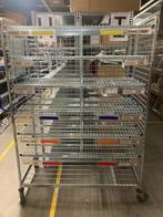 Metalen (verchroomd ). Kar. 130/64/180, 100 liter of meer, Ophalen, Gebruikt, Transportkar