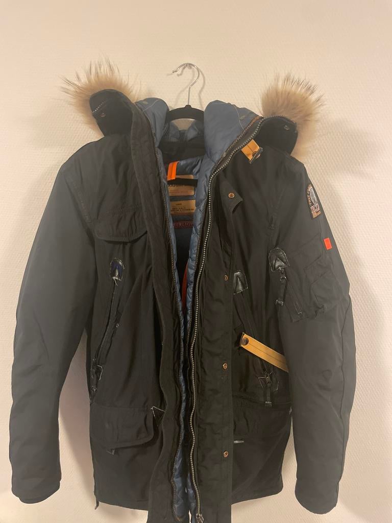 Parajumper Winter Jacket with Fur, Ophalen of Verzenden, Gedragen, Zwart