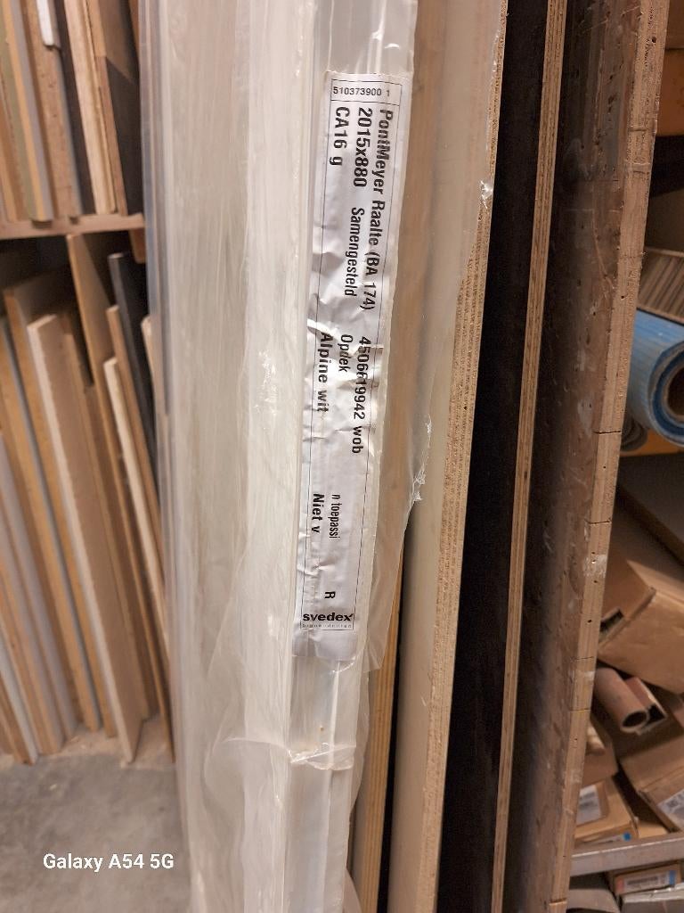 deur opdek, Ophalen, 80 tot 100 cm, Binnendeur, Nieuw