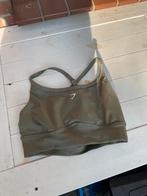 GymShark Mt M Sweat Seamless Sportbeha - Unit Green, Ophalen of Verzenden, Gedragen, Groen, Fitness of Aerobics