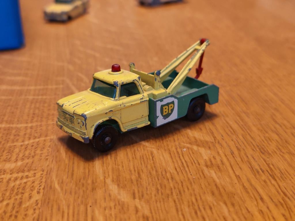 Matchbox Dodge Wreck Truck BP, Ophalen of Verzenden, Zo goed als nieuw, Bus of Vrachtwagen
