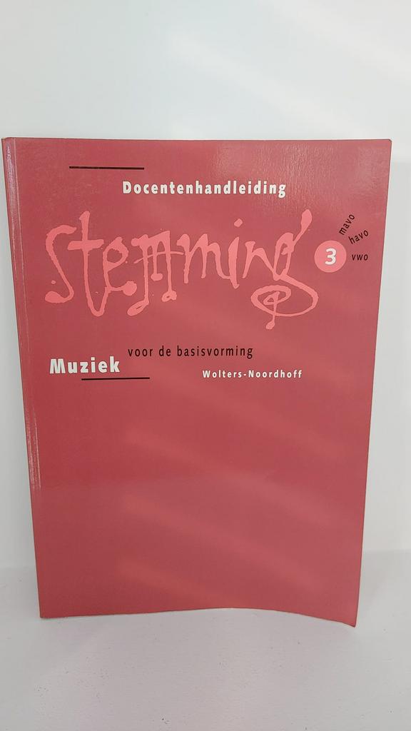 Docentenhandleiding stemming voor de basisvorming muziekboek, Ophalen of Verzenden, Zo goed als nieuw, Artiest