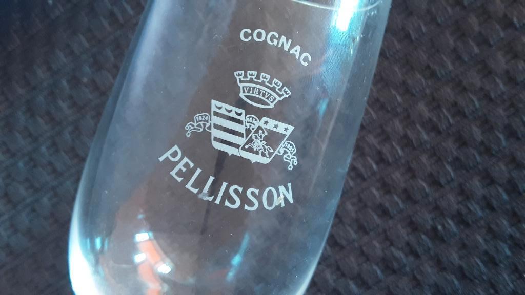 PELLISSON cognac glas, Ophalen of Verzenden, Zo goed als nieuw, Borrel- of Shotglas