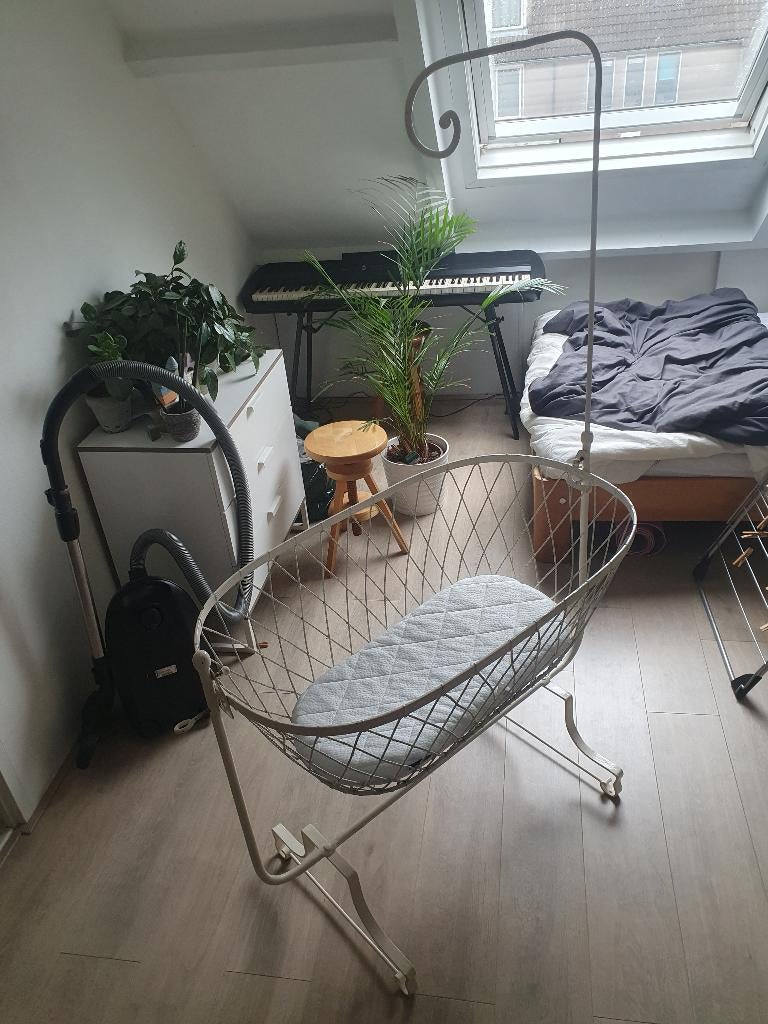 Witte wieg, Kinderen en Baby's, Babywiegjes en Ledikanten, Ophalen, Gebruikt, Wieg
