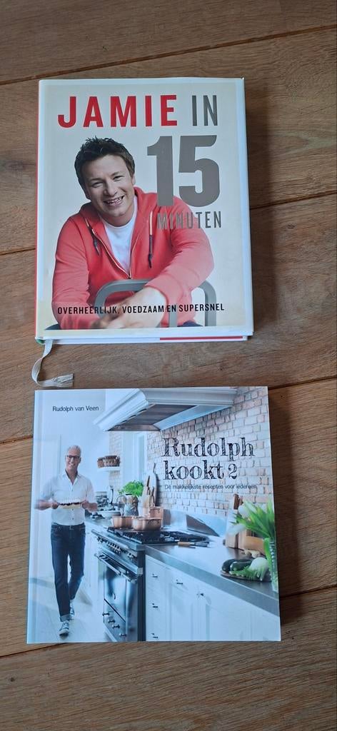 Jamie in 15 Minuten kookboek en  Rudolph kookt 2, Ophalen