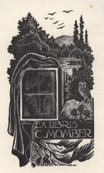 0286 Ex Libris Nederland : Dirk Govert van Luijn, 1946, Antiek en Kunst, Verzenden