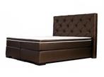 Design Boxspring Hilton-Snel leverbaar-SALE-, Ophalen of Verzenden, Nieuw, Tweepersoons